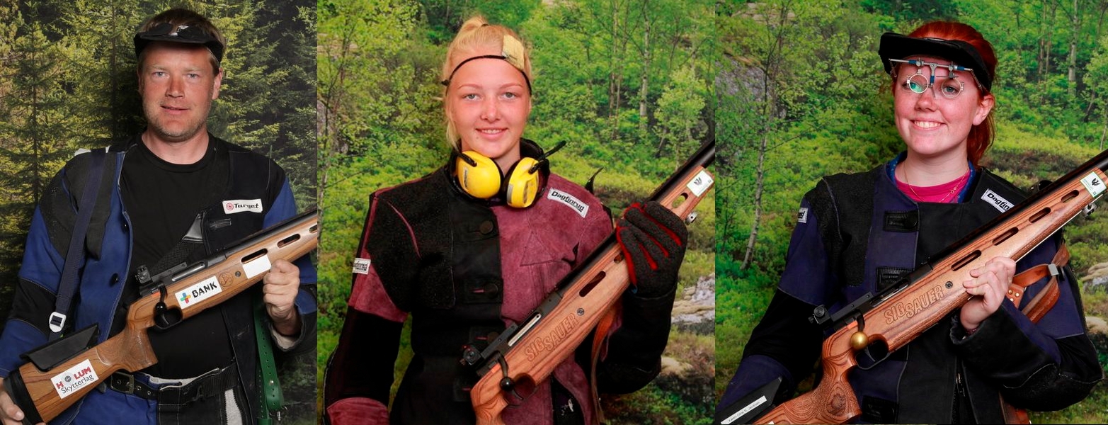 Alvilde vant Juniorklassen med 348 poeng og Karen-Oline skjøt 341 på fullt program