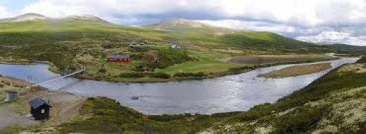 Bilde av Romsdalssetra der det er servering