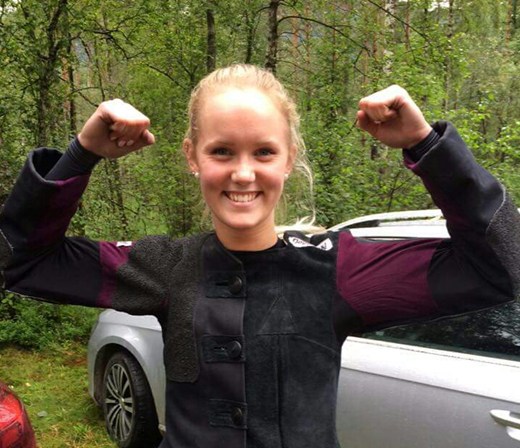 343 på første stevne i klasse 3-5 program - Benedikte Dragland  (arkivfoto)