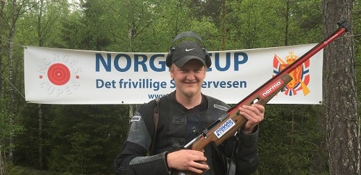 Inge Hvitås (Sauherad) nr. 1 i Haga med 32 treff (16+16)