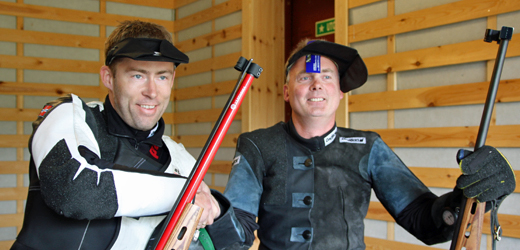 John Borge (t.v) vant omkytingen med Roger Ottosen (t.h), begge med 347 poeng.