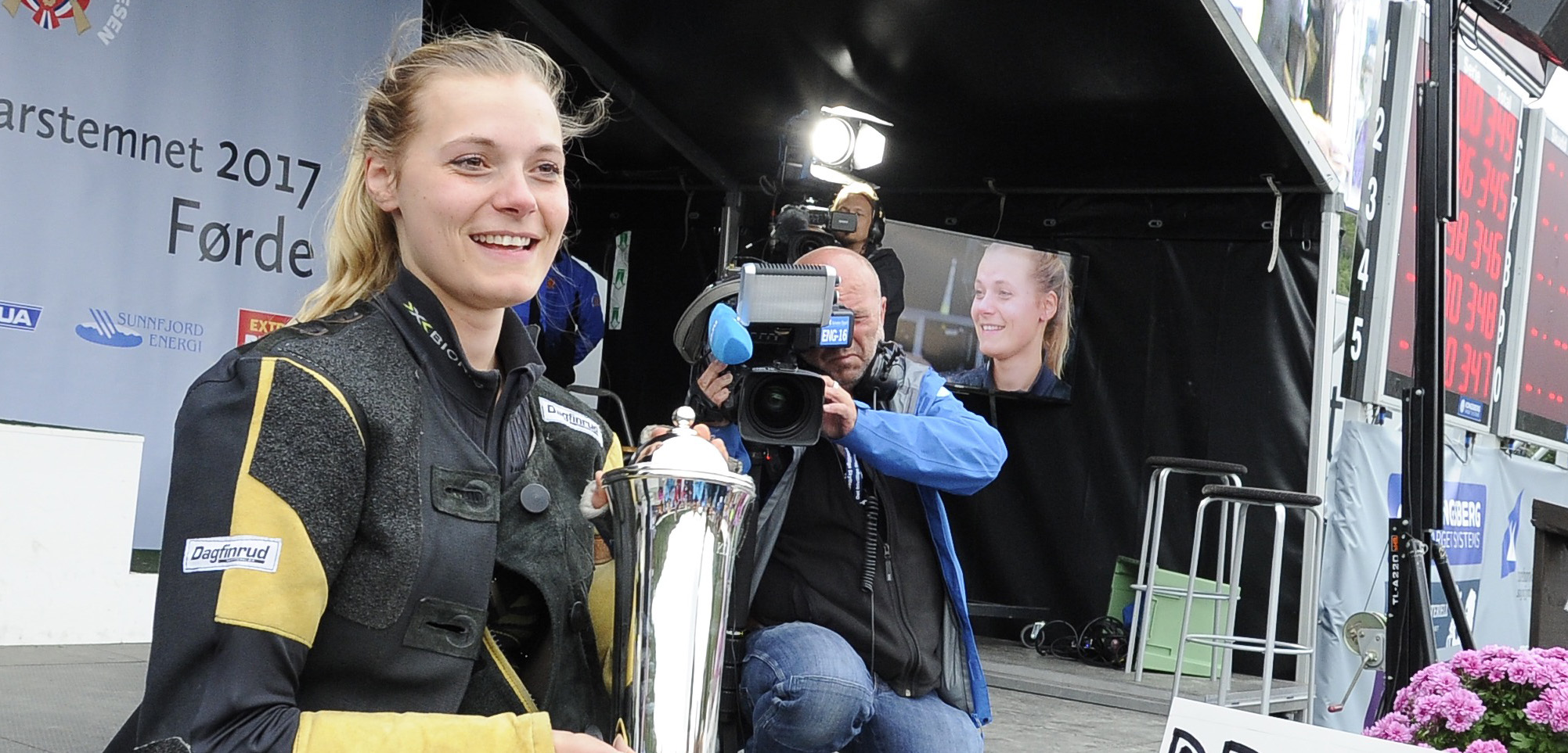 Skytterdronninga Katrine Aanestad Lund er et forbilde for mange unge skyttere. Foto: Norsk Skyttertidende