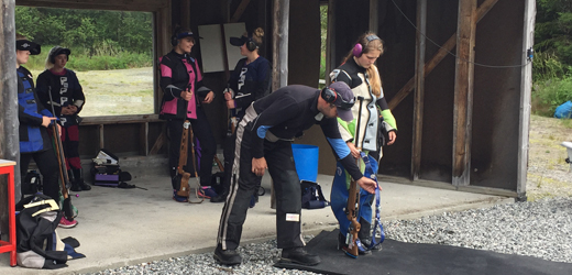 Reimens plassering ved nedsprang i felthurtig var ett av momentene å trene på.